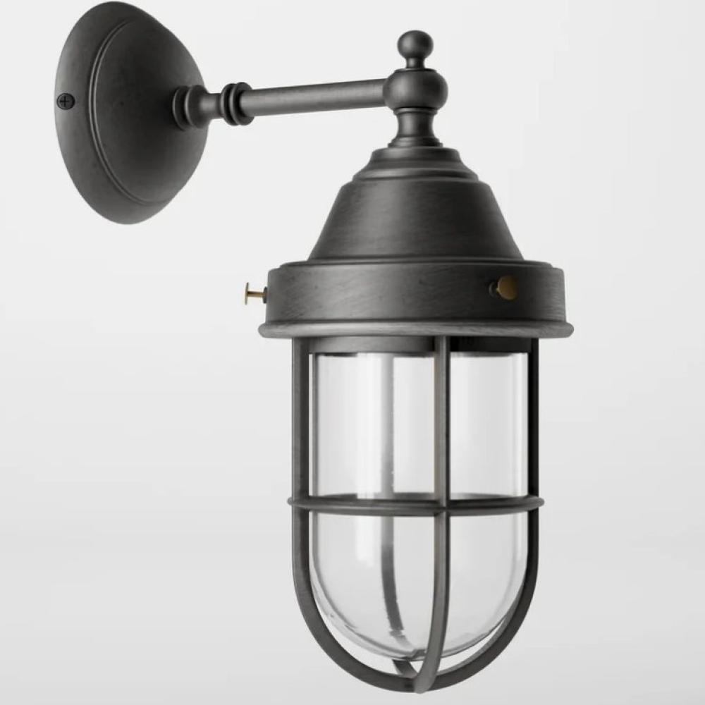 fekete angol cottage vintage kulteri falikar lampa bejarat terasz vizallo kerti vilagitas hazfalra mediterran country.jpg
